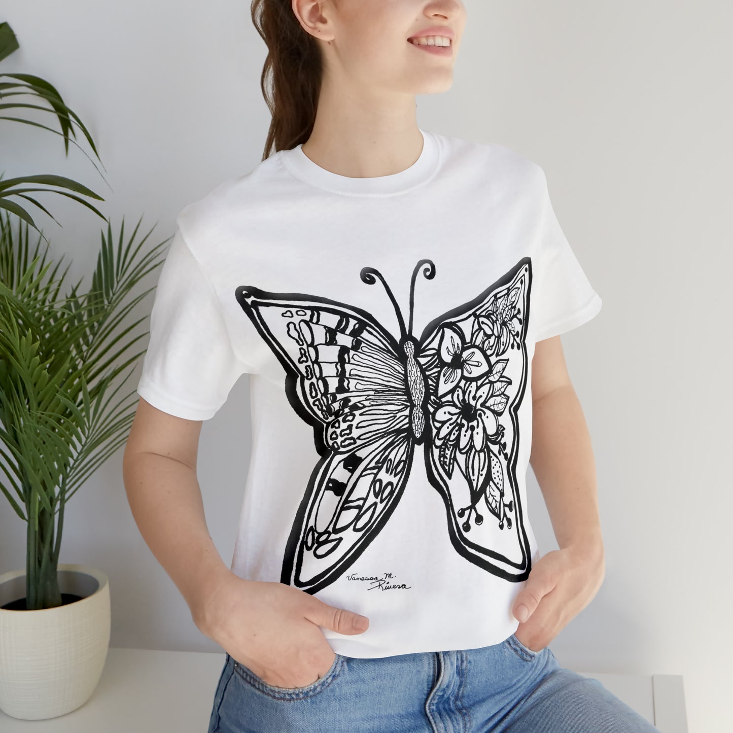 Butterfly - Unisex Jersey Short Sleeve Tee