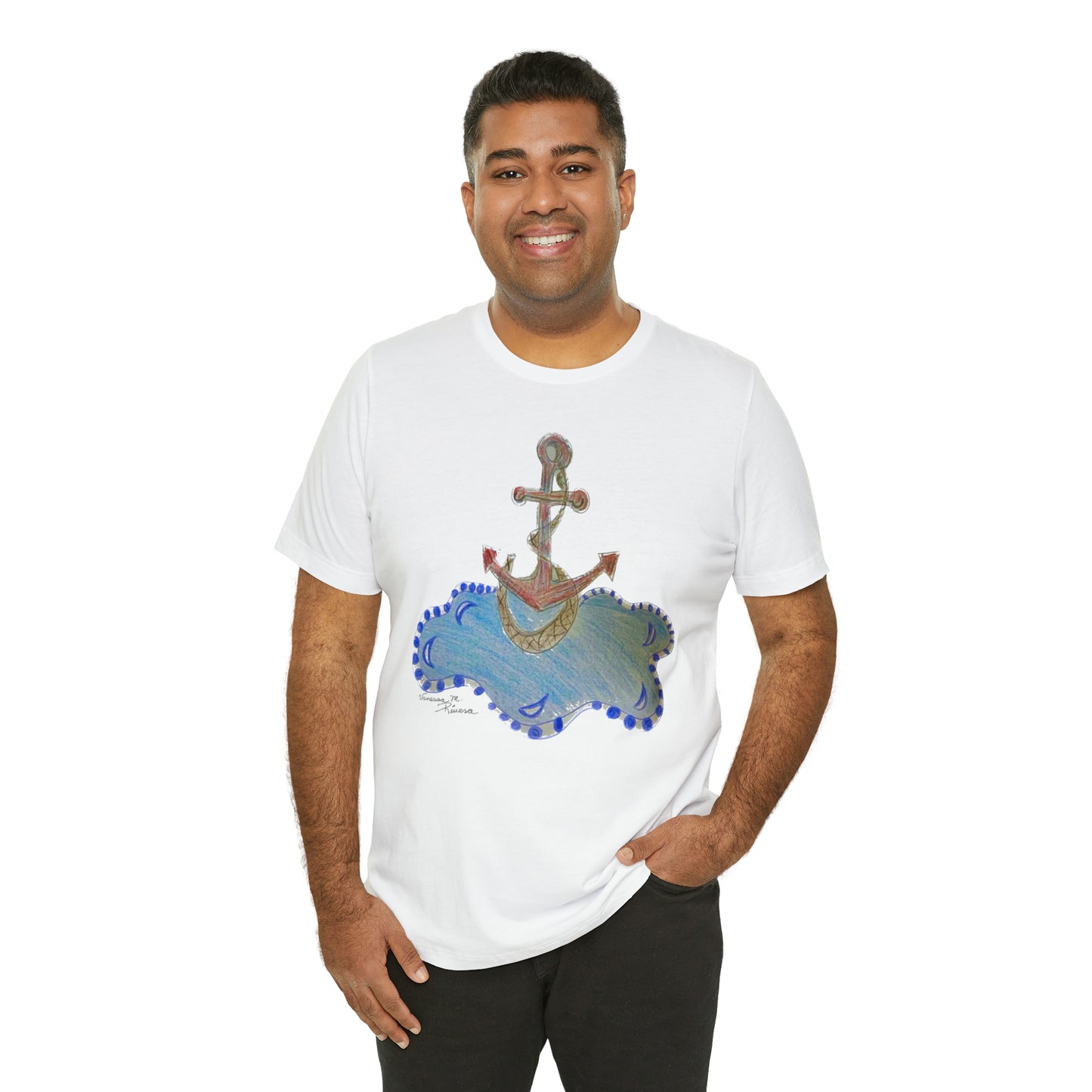 Anchor - Unisex Jersey Short Sleeve Tee