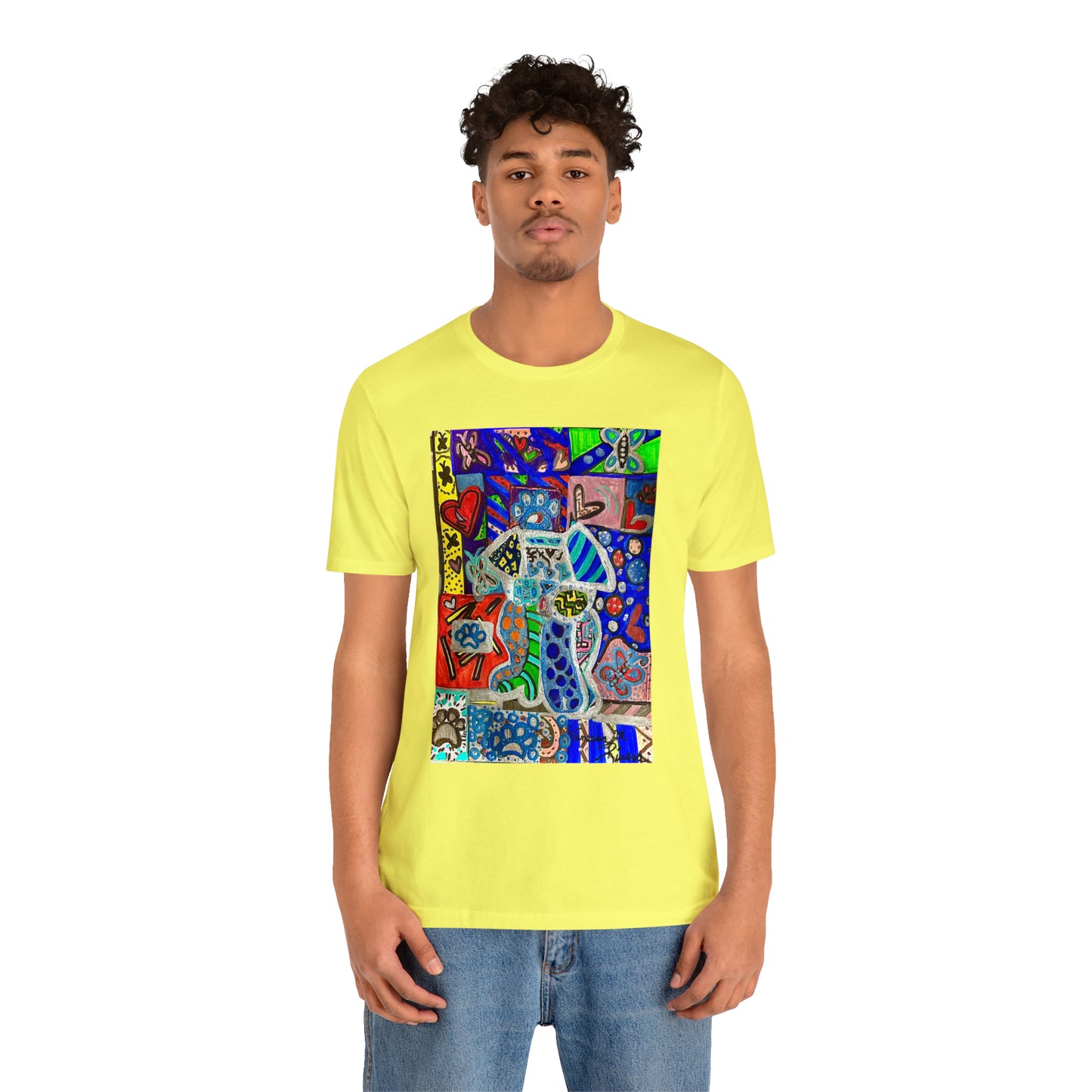 Abstract - Unisex Jersey Short Sleeve Tee