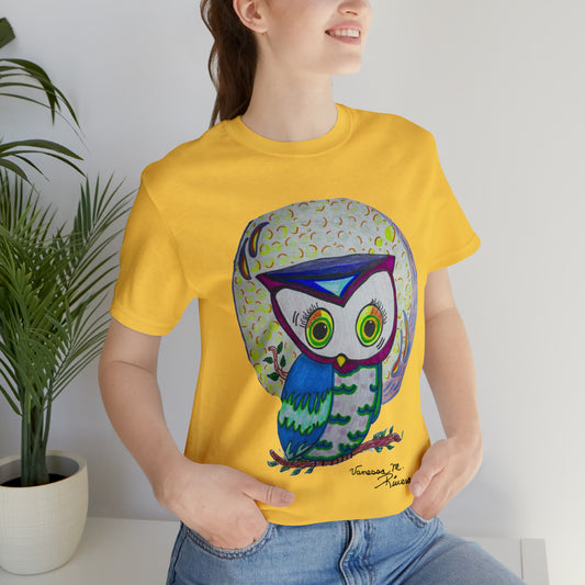 Owl - Unisex Jersey Short Sleeve Tee