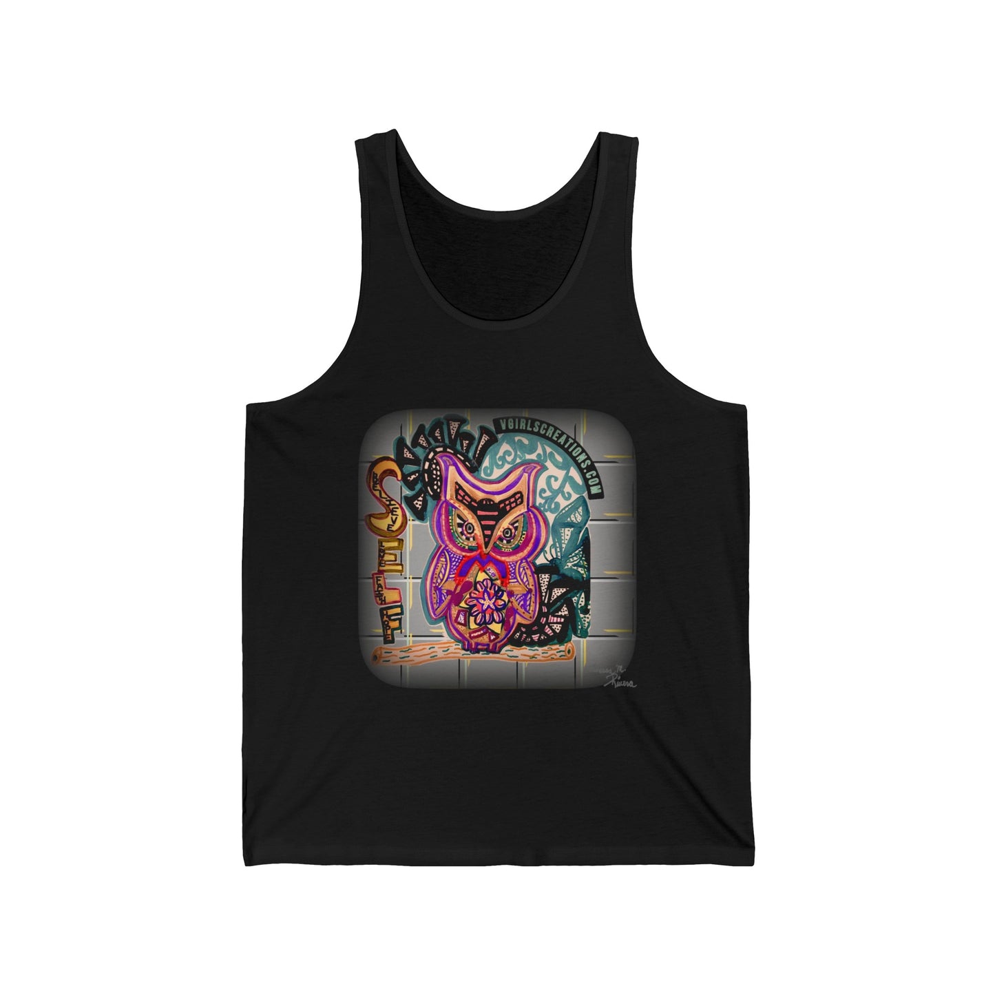 owl - Unisex Jersey Tank