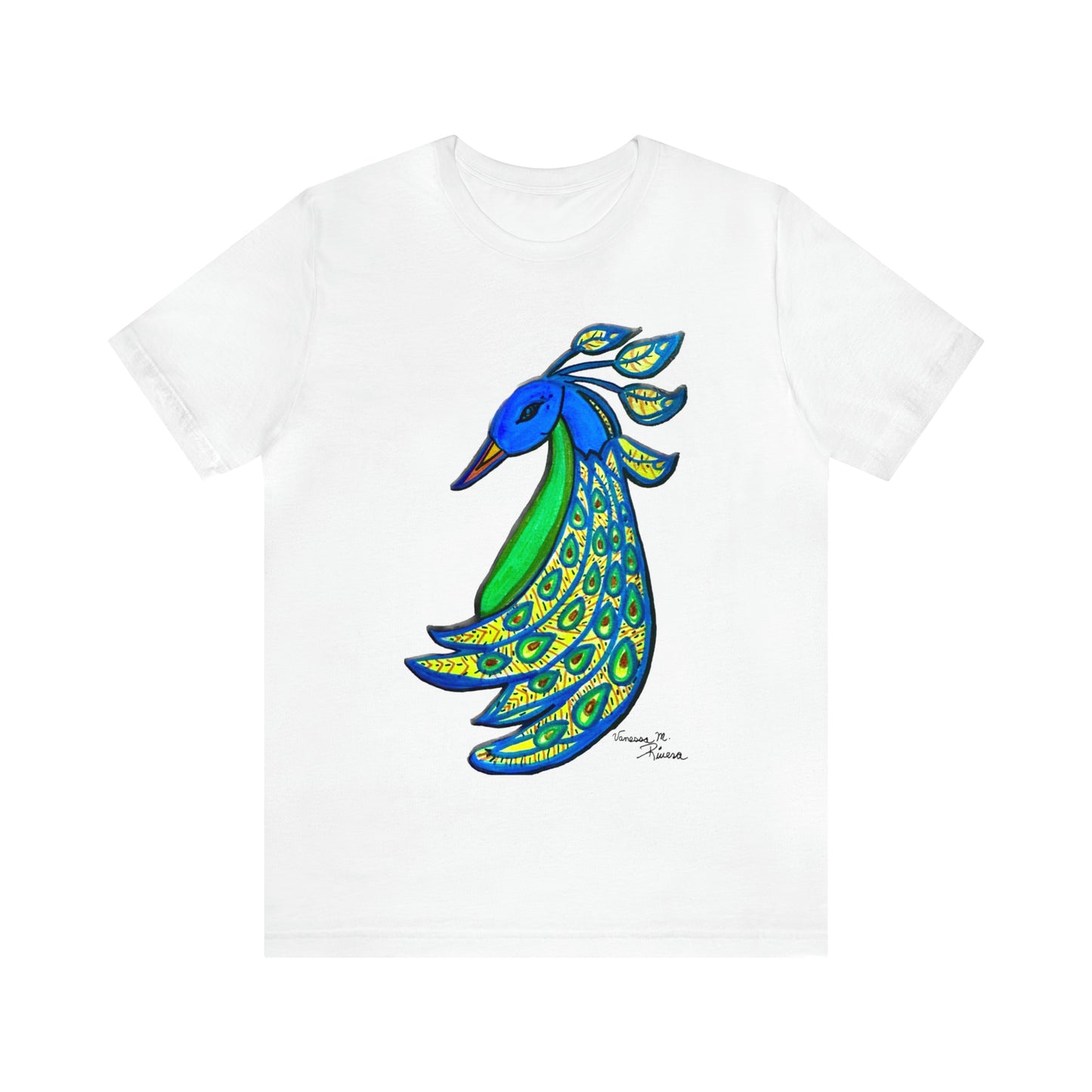 Peacock - Unisex Jersey Short Sleeve Tee