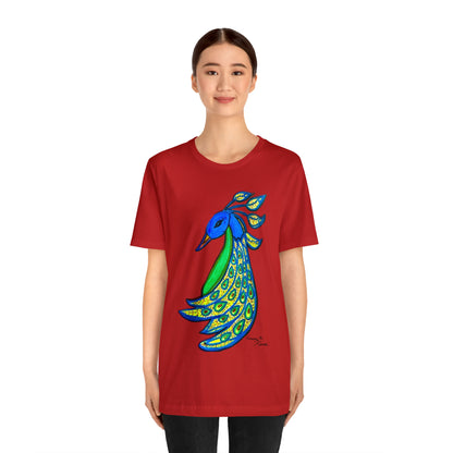 Peacock - Unisex Jersey Short Sleeve Tee