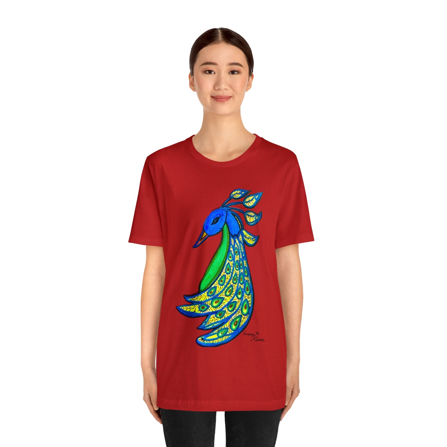 Peacock - Unisex Jersey Short Sleeve Tee