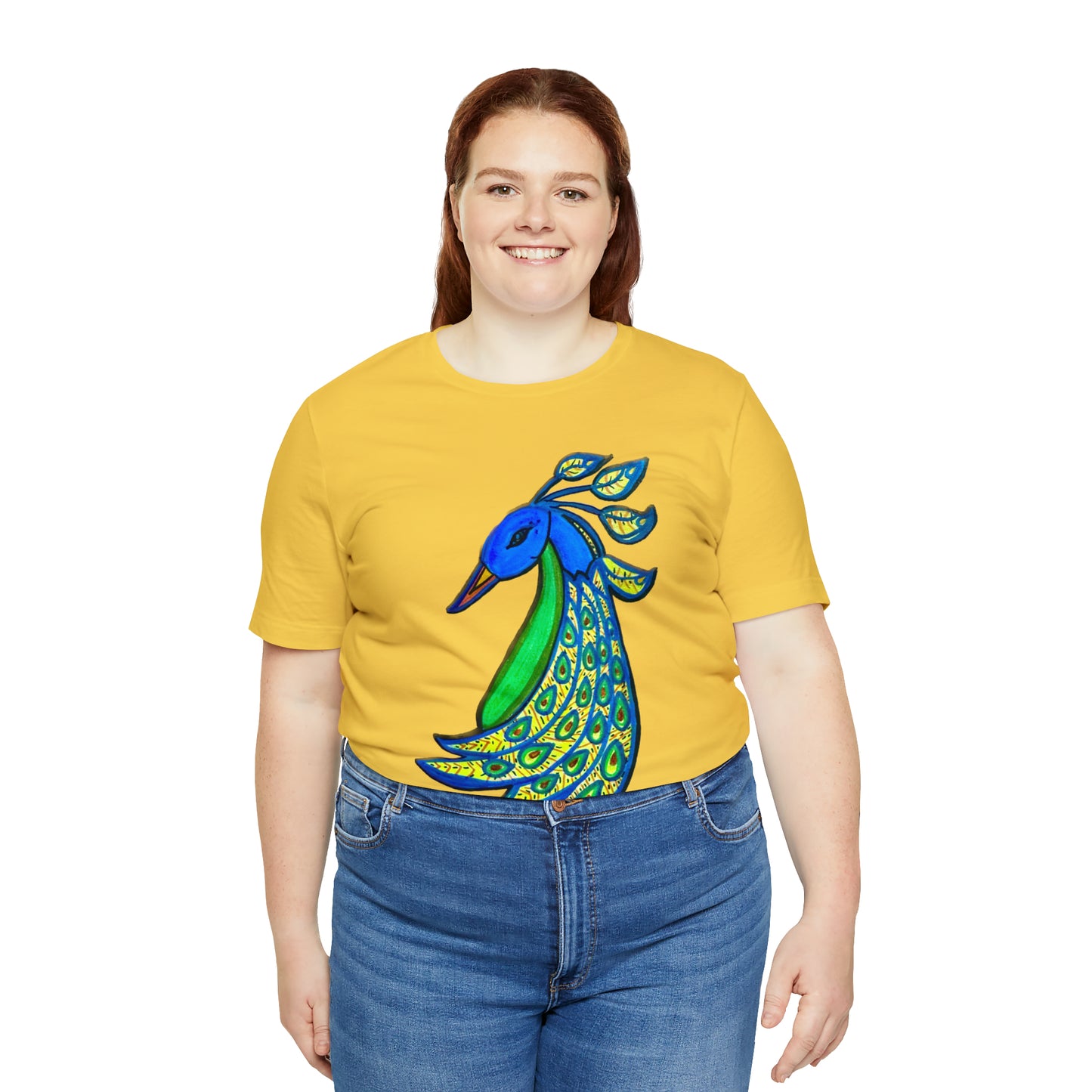 Peacock - Unisex Jersey Short Sleeve Tee