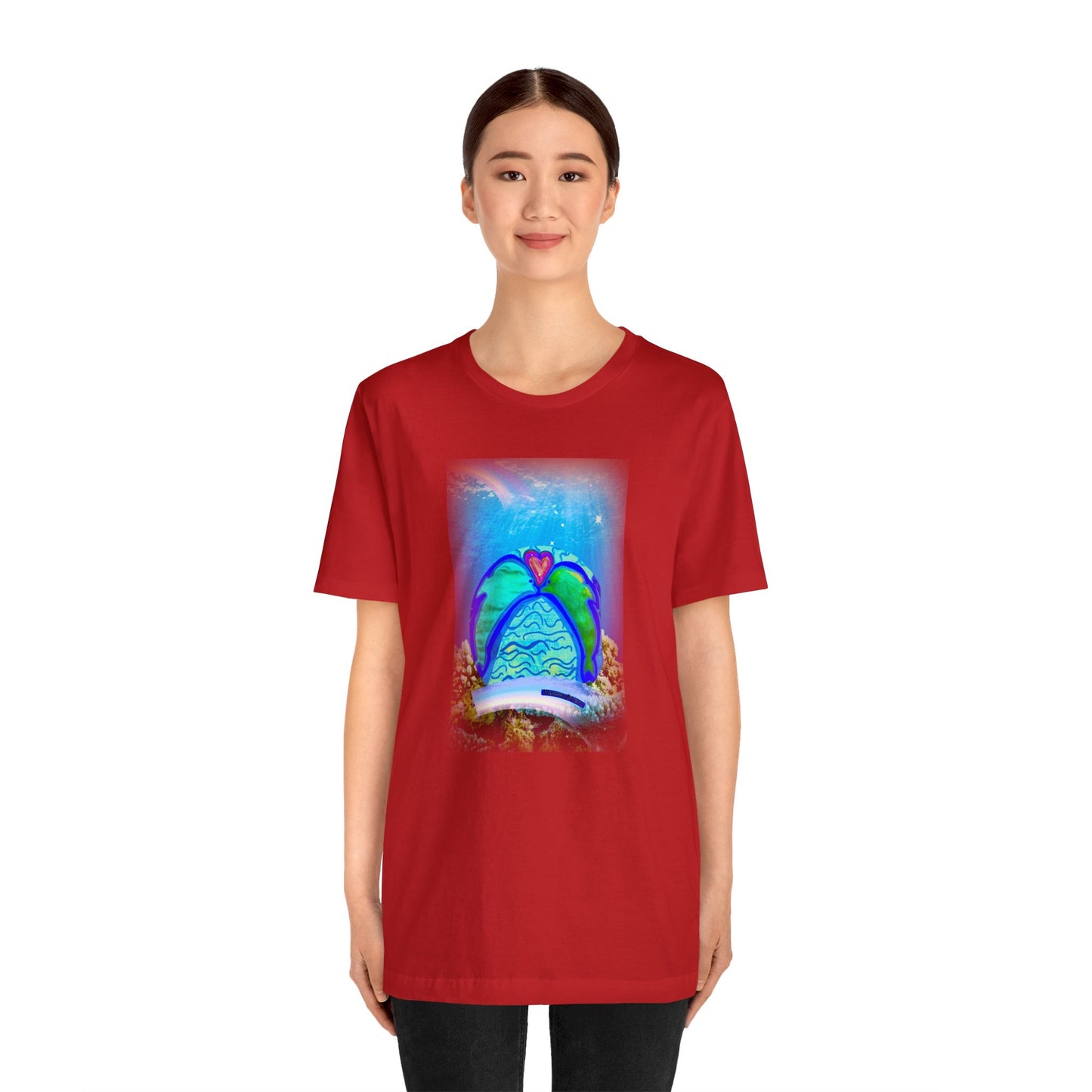 dolphin - Unisex Jersey Short Sleeve Tee