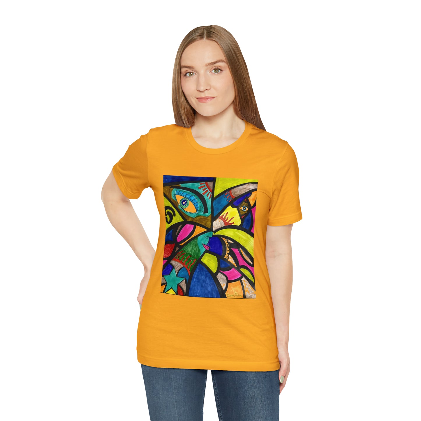 Abstract - Unisex Jersey Short Sleeve Tee