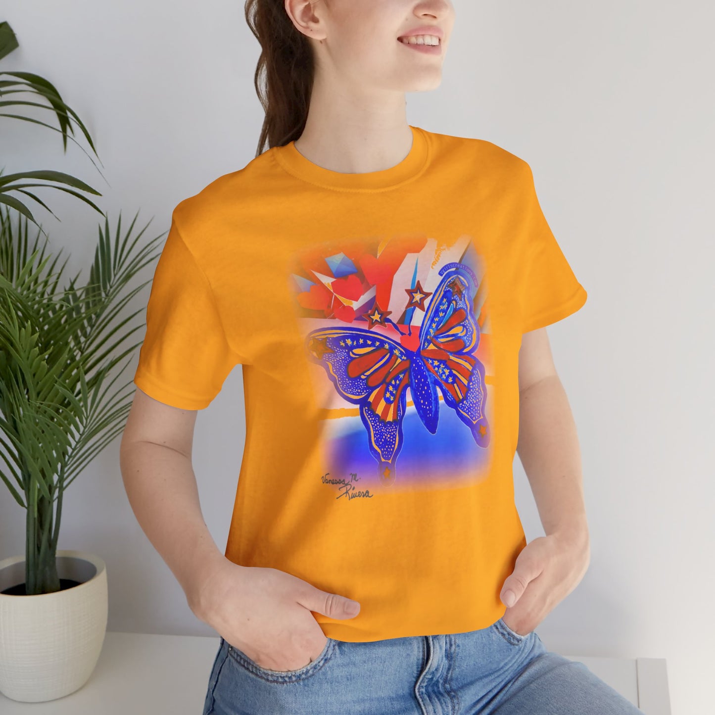 butterfly - Unisex Jersey Short Sleeve Tee