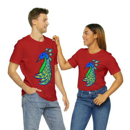 Peacock - Unisex Jersey Short Sleeve Tee