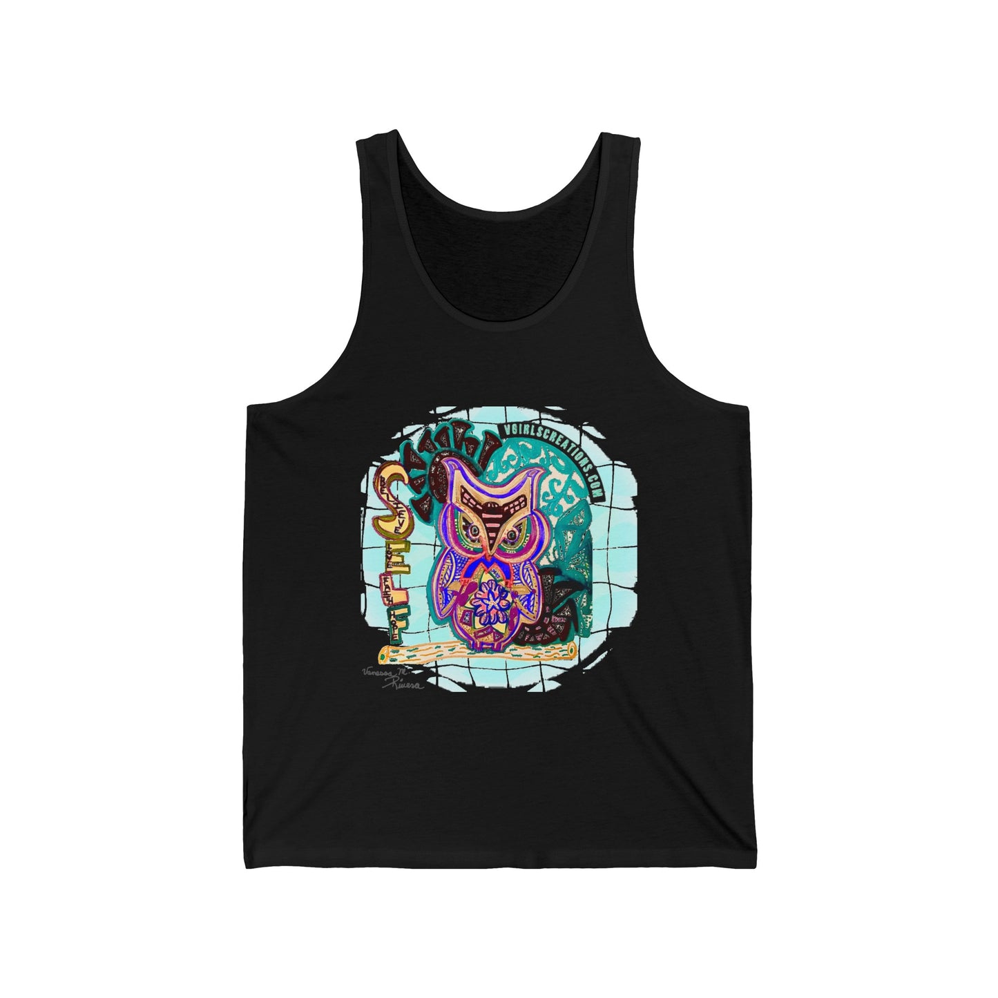 Owl - Unisex Jersey Tank