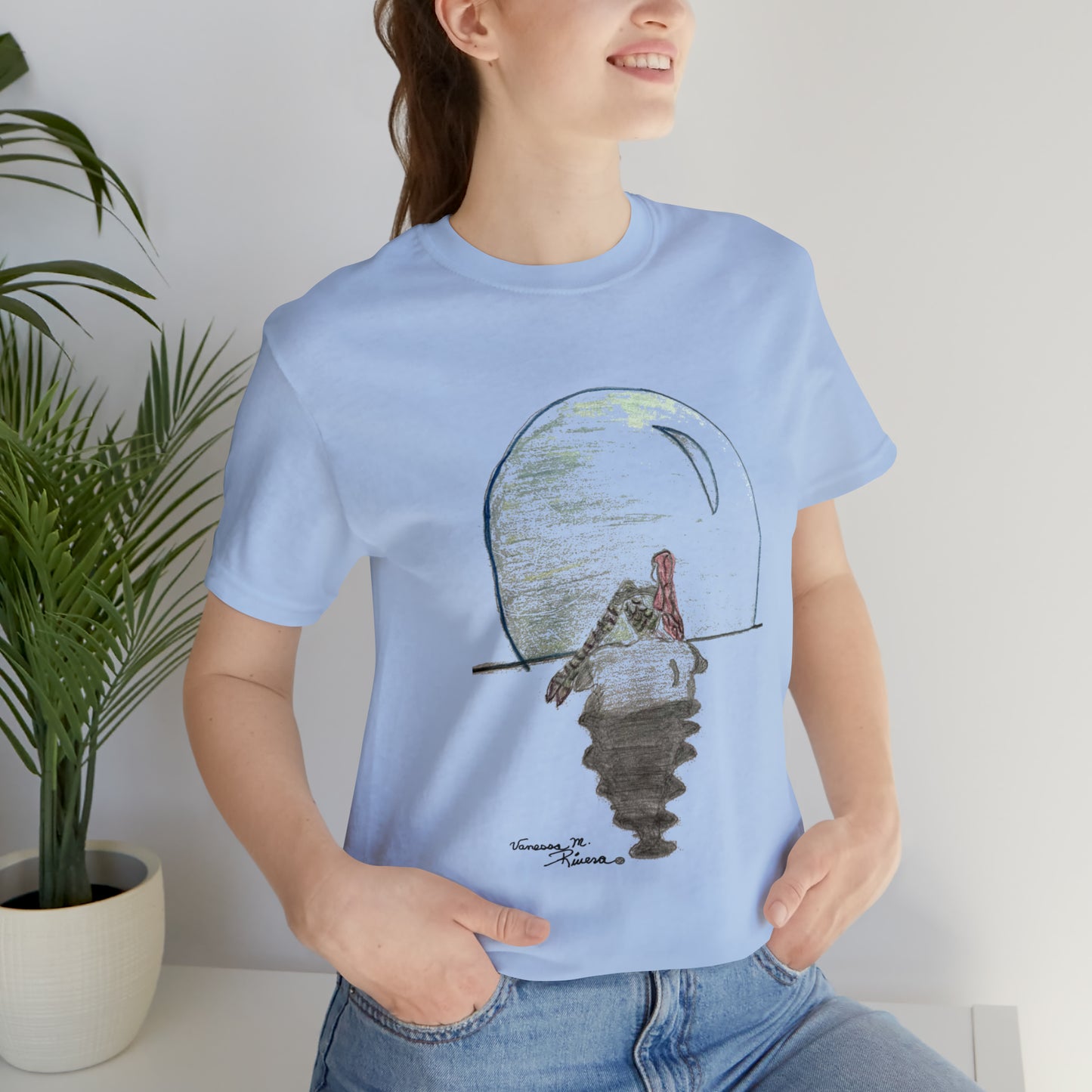 Moon - Unisex Jersey Short Sleeve Tee