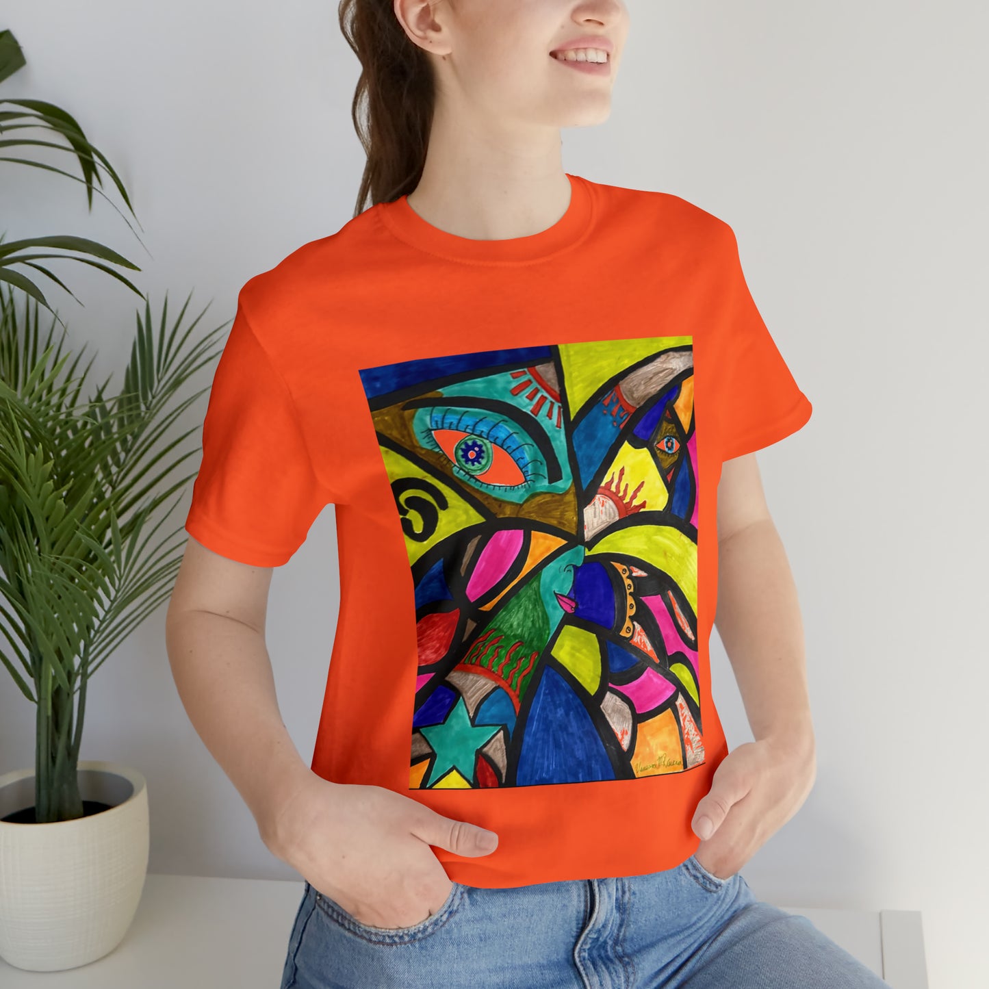 Abstract - Unisex Jersey Short Sleeve Tee