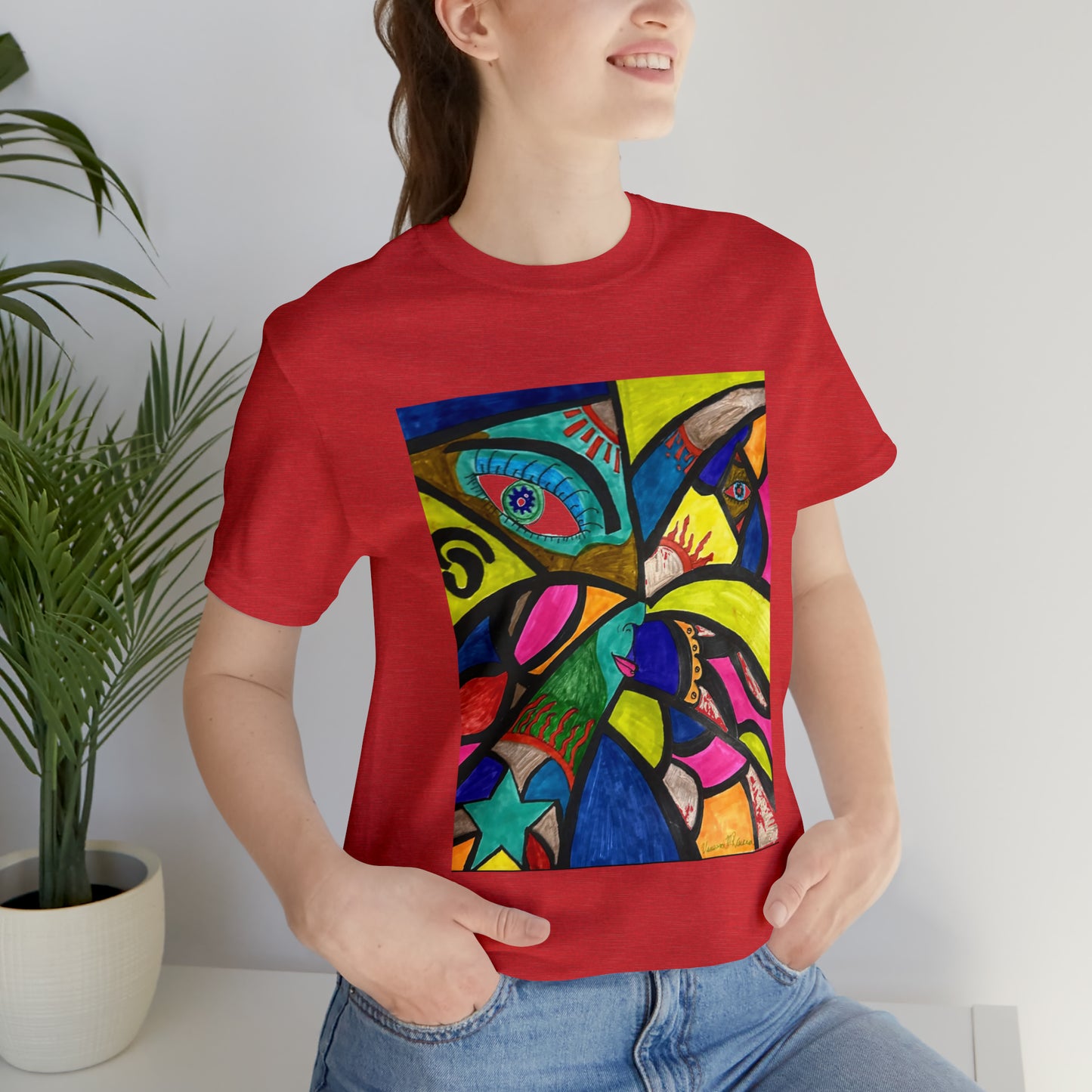 Abstract - Unisex Jersey Short Sleeve Tee