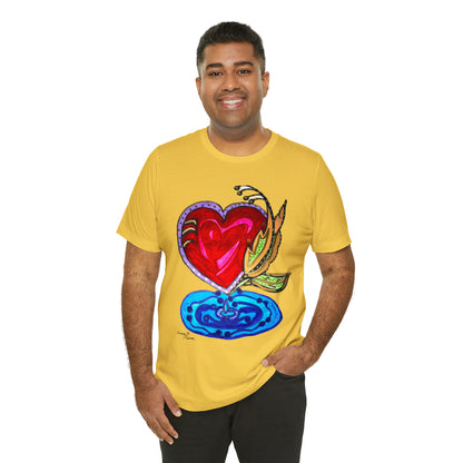 Heart - Unisex Jersey Short Sleeve Tee